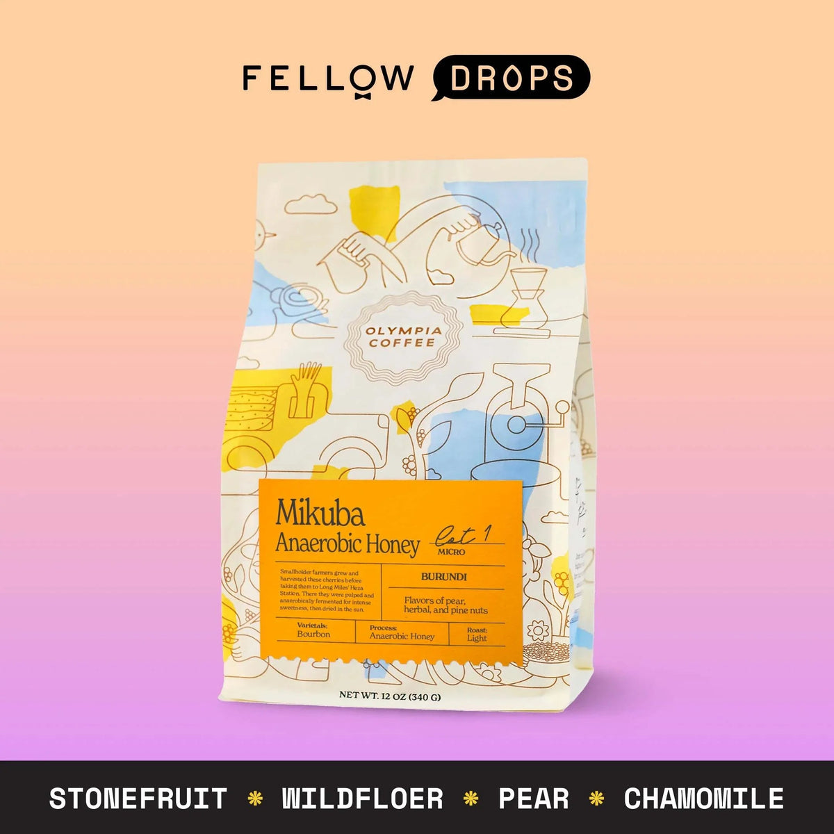 Mikuba Anaerobic Honey - Mikuba Anaerobic Honey - 12 oz | Fellow