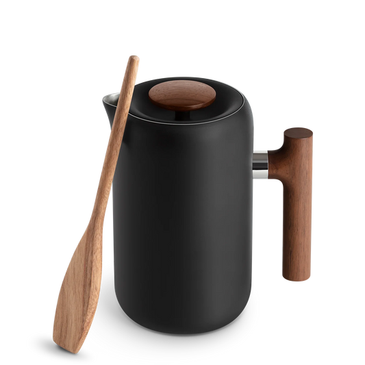 Clara French Press - Clara French Press - Matte Black + Walnut | Fellow