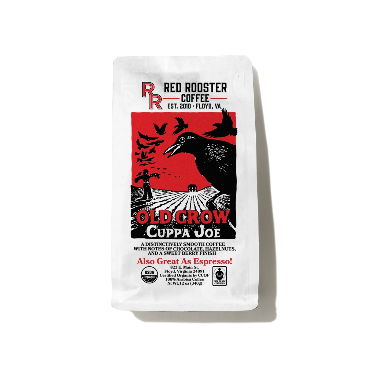 Old Crow Cuppa Joe - Old Crow Cuppa Joe - 12 oz (340 g)/ Medium Roast | Fellow