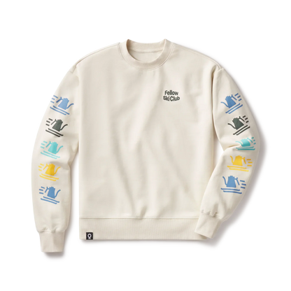 Fellow Ski Club Crewneck - Fellow Ski Club Crewneck - Ecru / L | Fellow