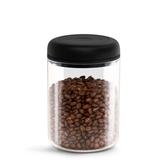 Atmos Vacuum Canister - Atmos Vacuum Canister - Manual Atmos / Clear Glass / 1.2 L | Fellow