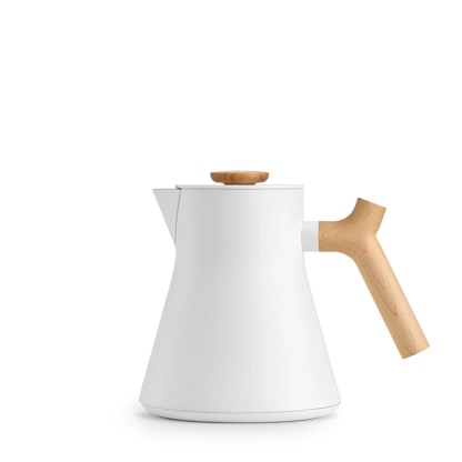 Corvo EKG Electric Kettle Body - Corvo EKG Electric Kettle Body - Matte White + Maple / Pro | Fellow