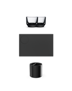 The Fellow Essential Espresso Bundle includes two cups, a knock box, and a tray.