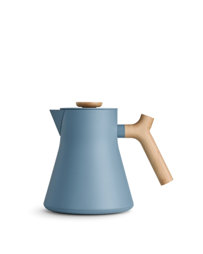 Fellow Corvo EKG Electric Kettle Body in Hazy Blue + Maple, fits your EKG base.