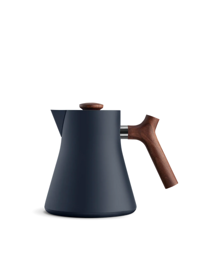 Fellow Corvo EKG Kettle Body, stone blue with walnut handle and knob, EKG base compatible.
